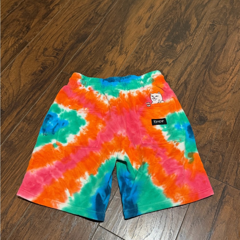 Ripndip men’s rainbow x dye OG prism sweatshorts size XS - Picture 3 of 6